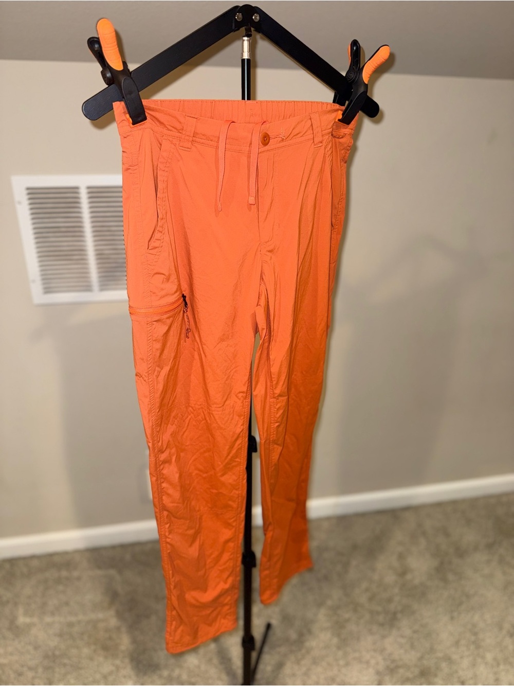 Women’s lightweight orange REI brand cargo pants - Picture 1 of 3